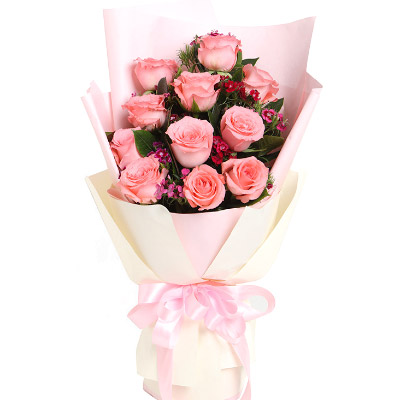 Bouquet of pink roses "Unique"