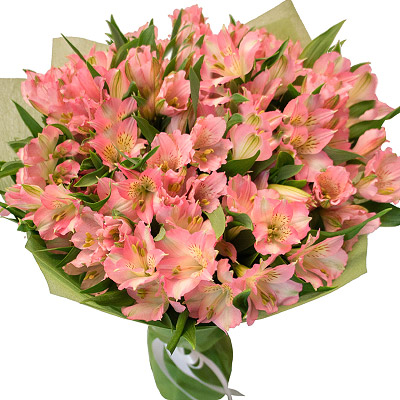 Bouquet of 25 delicate alstroemerias - picture 2