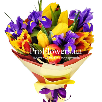  Bouquet of flowers "Colorful"