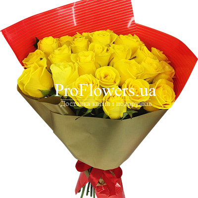 Bouquet of yellow roses "Sunny!"