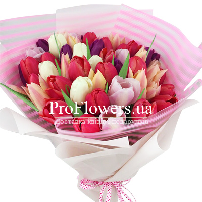 Bouquet of tulips "Mood"