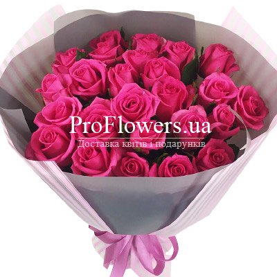 Букет розовых роз "LaMour"
