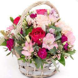 Basket of flowers "Smile"
