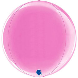 Шар фольгированный сфера "Металлик Fuxia"