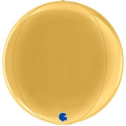 Шар фольгированный сфера "Металлик Gold"