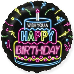 Гелиевый шарик "Happy Birthday"