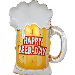 Фольгированная фигура "HAPPY BEER-DAY"