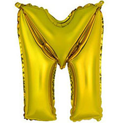 Foil balloon letter "M"