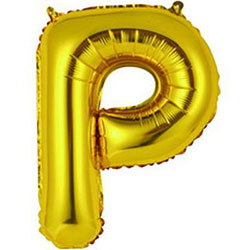 Foil balloon letter "Р"