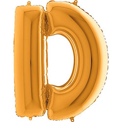 Foil balloon letter "D"