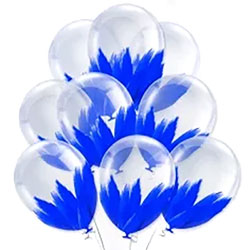 Набор шаров "Синий Браш"