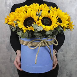  Box with sunflowers "Solar"