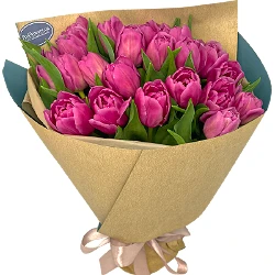 25 pink tulips to craft