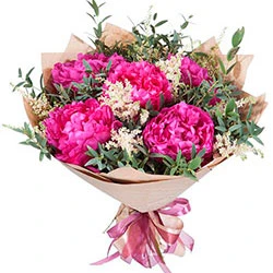 Bouquet of peonies "Serenade"
