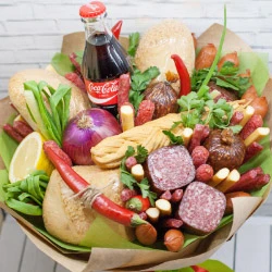 Meat bouquet "For a friend"