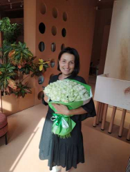 101 белая роза - купить в магазине цветов ProFlowers.ua