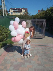 Order with delivery - A set of balloons "Miss tenderness"