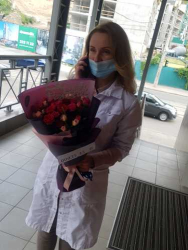 Букет из кустовых роз "Цветочная палитра" - заказать в ProFlowers.ua