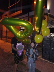 Delivery in Ukraine - Foil balloons - number four