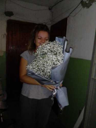 Букет из гипсофилы "Тайная встреча" - купить в магазине цветов ProFlowers.ua