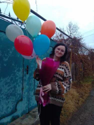 Доставка по Україні - 7 різнокольорових повітряних кульок