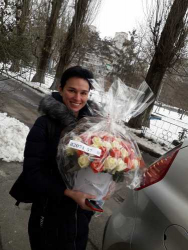 Delivery in Ukraine - Flowers in the box "Sea corals"
