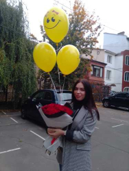 3 гелиевых шарика (смайлики) - заказать в ProFlowers.ua