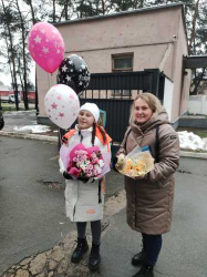 Букет із кульками "Бажання" - купити в квітковому магазині ProFlowers.ua