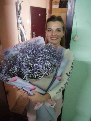 Order with delivery -  Bouquet of air gypsophila "Magic"