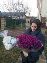 Доставка по Украине - Букет цветов "Мерцание"