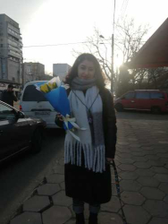Доставка по Украине - Букет тюльпанов "Теплый день"