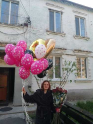 Delivery in Ukraine - Foil balloons - number thirty