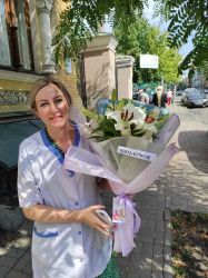 Bouquet of white lilies "Romance" - buy at flower shop ProFlowers.ua