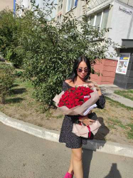 101 червона троянда - замовити в ProFlowers.ua