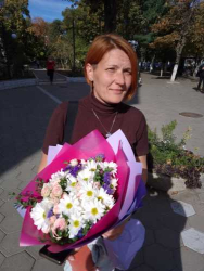 Букет із хризантем і троянд "Бажання" - купити в квітковому магазині ProFlowers.ua