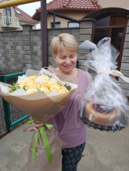 Букет "Кремовый десерт" - быстрая доставка от ProFlowers.ua