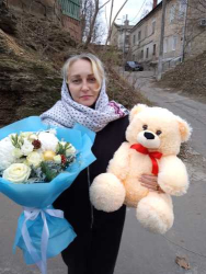Delivery in Ukraine - Winter bouquet "Blizzard"