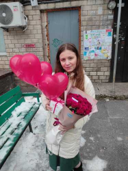 25 красных роз "Влюбленность" - быстрая доставка от ProFlowers.ua