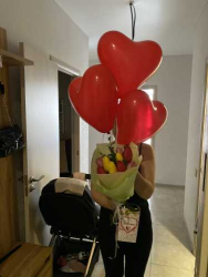 Order with delivery - 3 helium balls "Love"