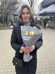 Доставка по Україні - Букет тюльпанів "Для коханої"