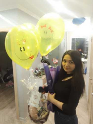 Buy with delivery - 3 balloons (smiles)