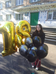 Delivery in Ukraine - Foil balloons - number eight