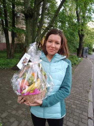 Delivery in Ukraine - Fruit basket "Ripe harvest"
