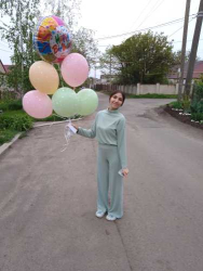 Доставка по Украине - Микс воздушных шаров "С Днем Рождения"