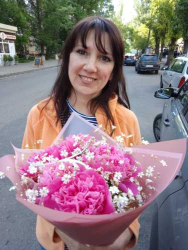 Delivery in Ukraine - Bouquet of peonies "Serenade"