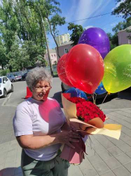 Delivery in Ukraine - 5 balloons with the print "Happy Birthday!"