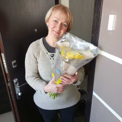 Delivery in Ukraine - Bouquet of yellow tulips "Mood"