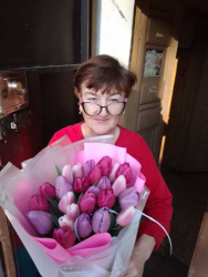 Delivery in Ukraine - Bouquet of tulips "Mood"