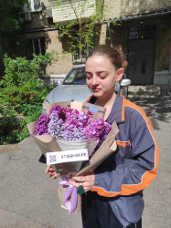 Замовити з доставкою - Букет бузку "Травневий день"
