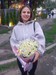 Доставка по Украине - Букет летних ромашек "Летний луг"